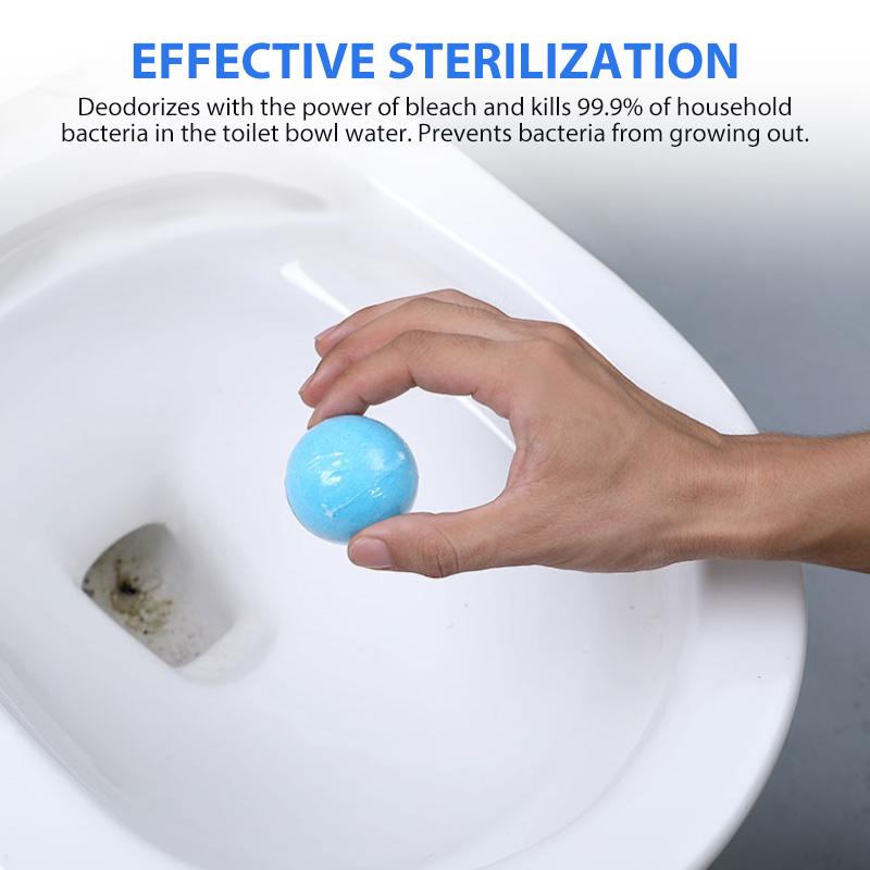 Toilet bombs bleaching agent, 4 pcs.