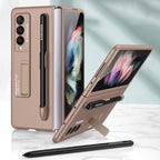 Fashion Kickstand Case with Pencil Slot for Samsung Galaxy Z Fold 3