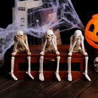 Evil Halloween Skull Ornaments