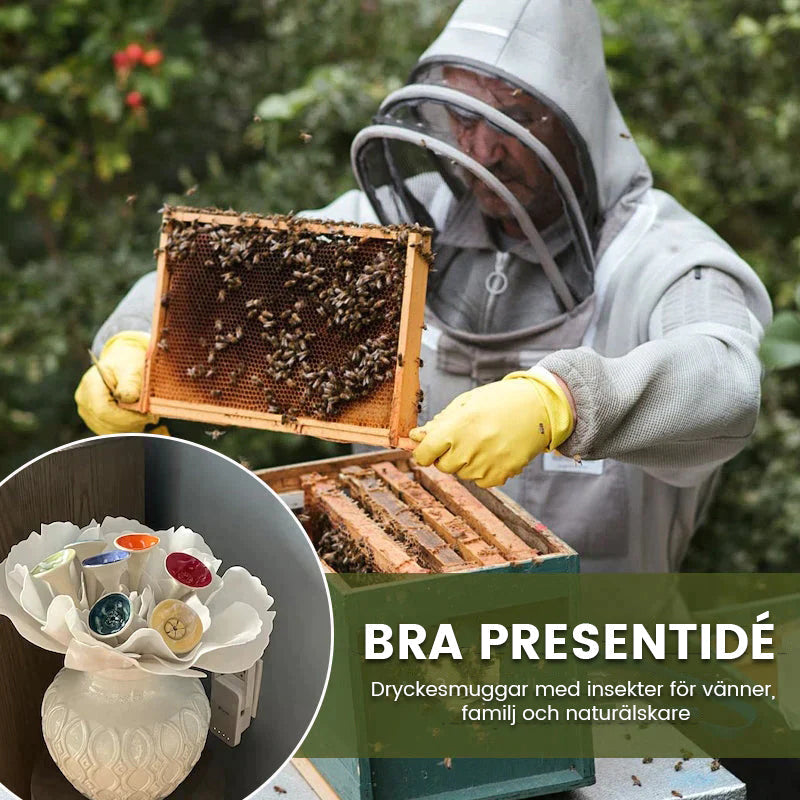 Drinking cup for bees and insects