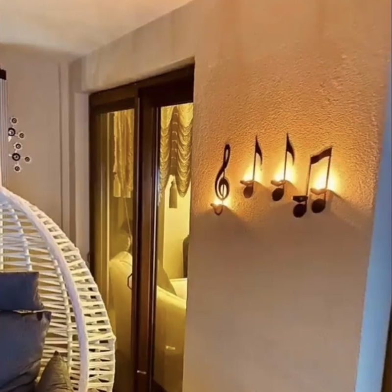 🎼Black Musical Note Wall Light
