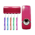 Wall-mounted toothbrush station