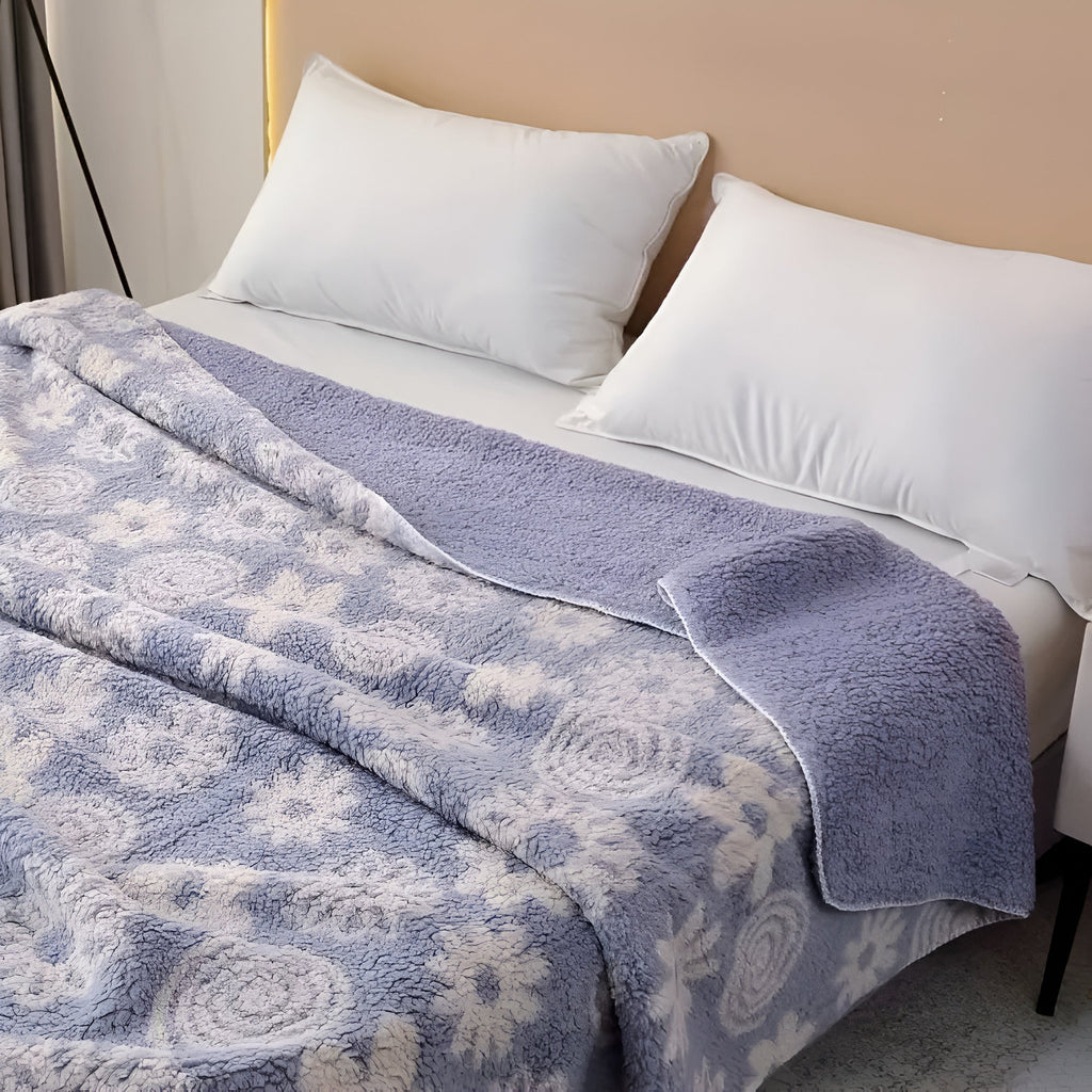 Lavender Bloom Cozy Blanket