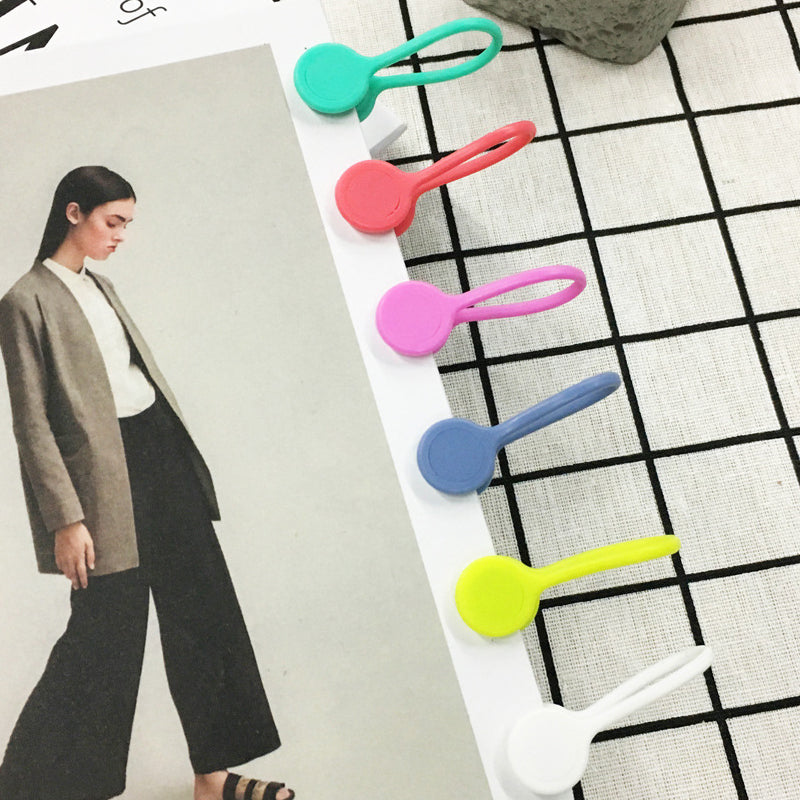 Useful magnetic cable storage holder