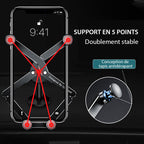 Removable smartphone holder for car