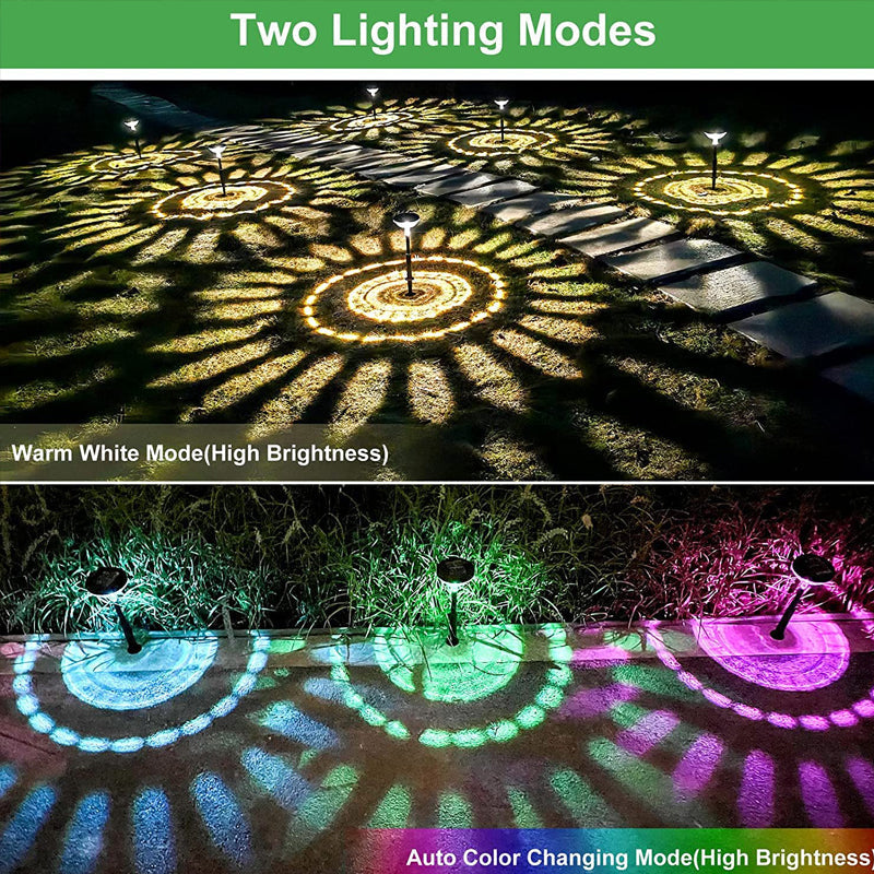 Solar-powered Colorful Outdoor Lighting