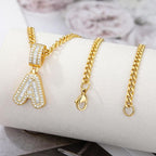 Stainless Steel Initial Necklace
