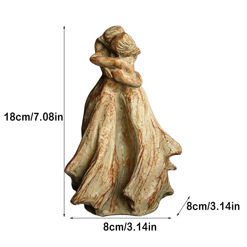 Sweet Hour of Prayer, beautiful hand-cast inspiring sculpture of a praying woman
