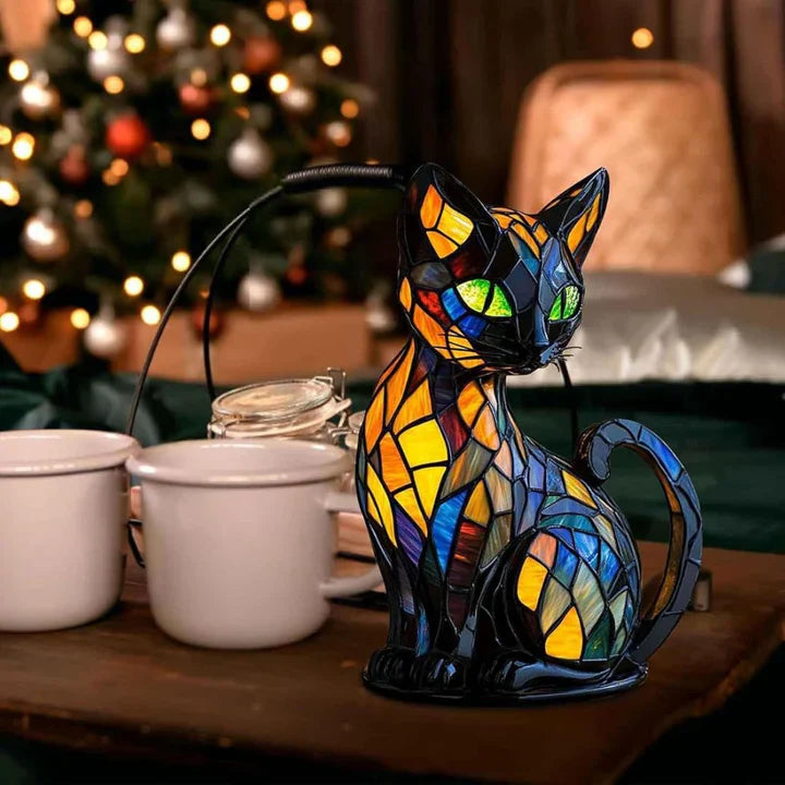 Lumikat Handmade Glowing Cat Lamp – Atmospheric Lighting and Gift