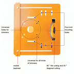 LuxuraCut Precision Cutting Machine | Adjustable Base Plate for precise and effortless cuts
