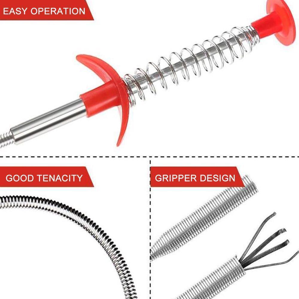 Kitchen sink drain cleaning hooks (2 pieces)