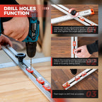 4 in 1 drilling position gauge