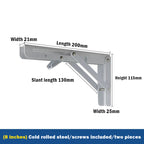 Triangle Bracket Wall Mount (2 Pack)