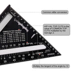 7/12 inch triangle carpenter square