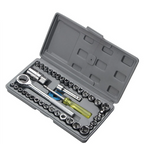Socket tool set for bicycle or car repair