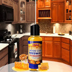 Nutrient-rich beeswax for wood care and maintenance