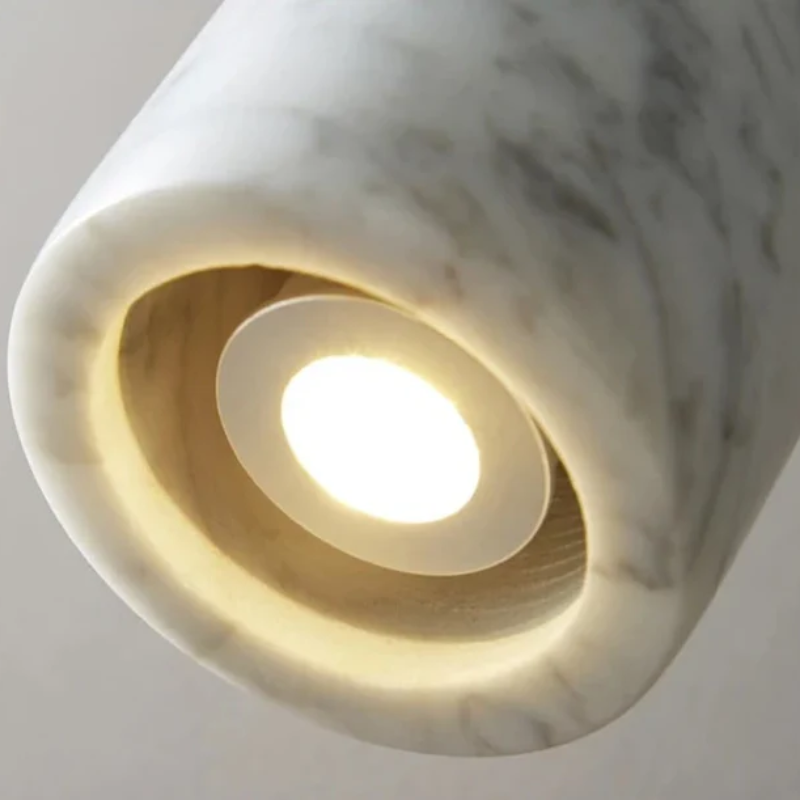 Minimalistic Marble LED Pendant Light