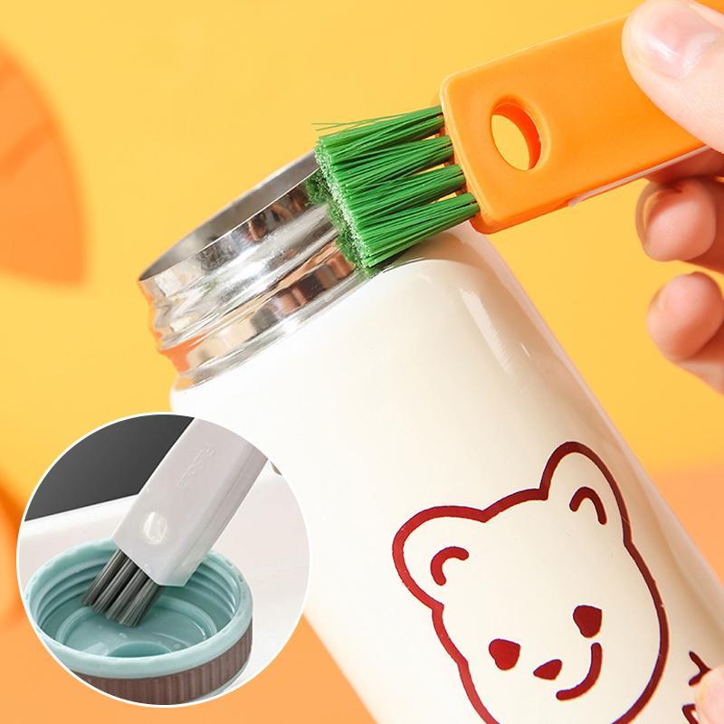 Creative 3-in-1 Multifunctional Cleaning Brush for Cup Lids