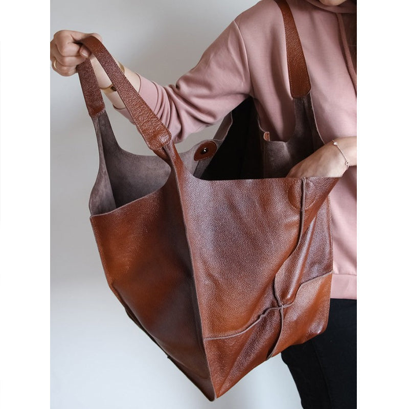 Oversized Weekend Leather Handbags