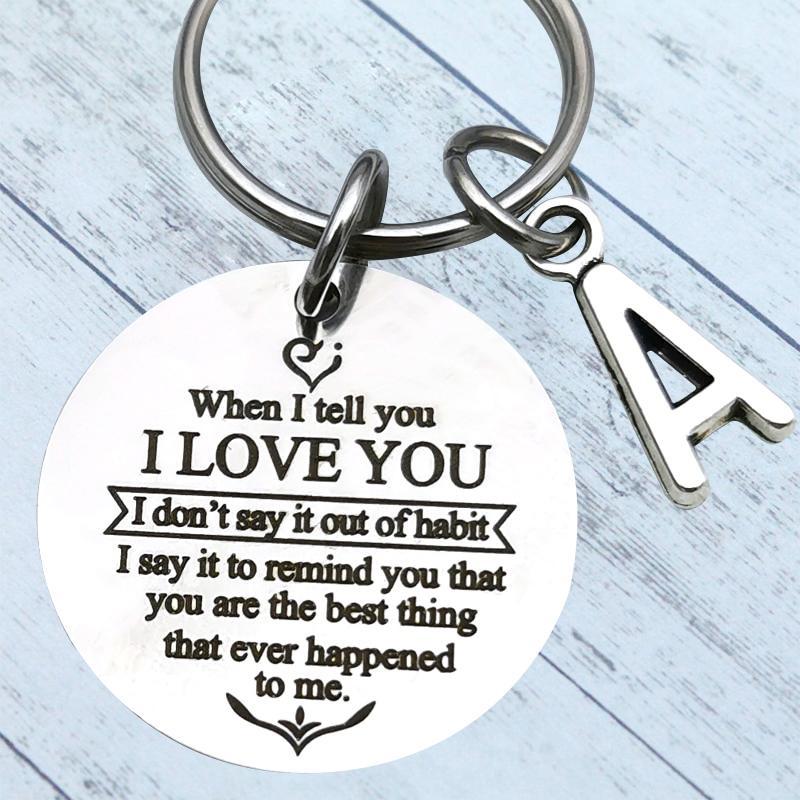 To my Lover Keychain