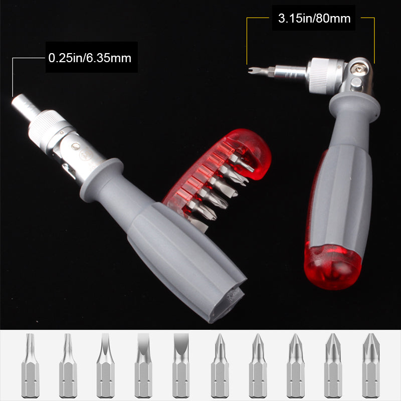 10 In 1 Ratchet Multitool Screwdriver Set