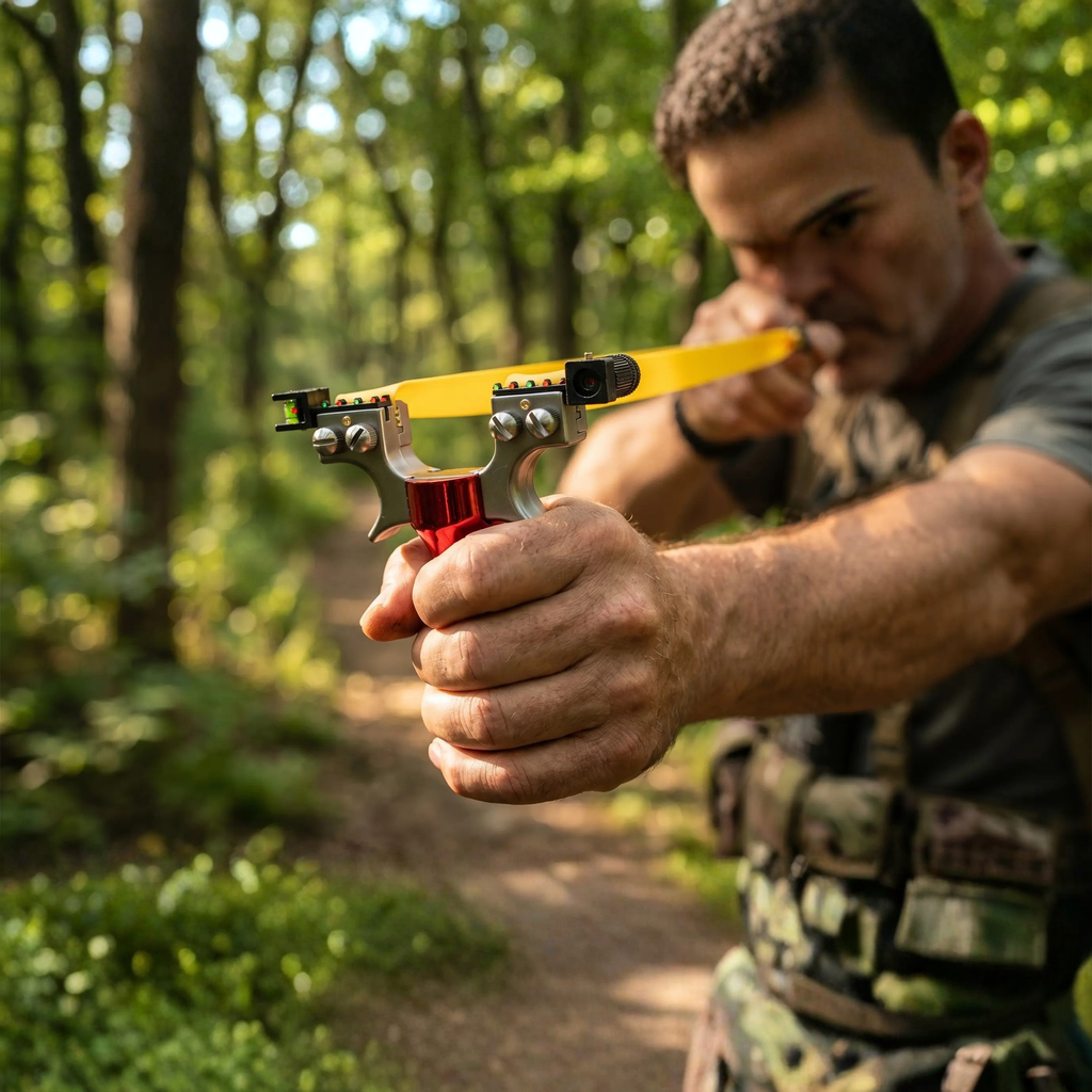 Laser Lock High-Precision Slingshot