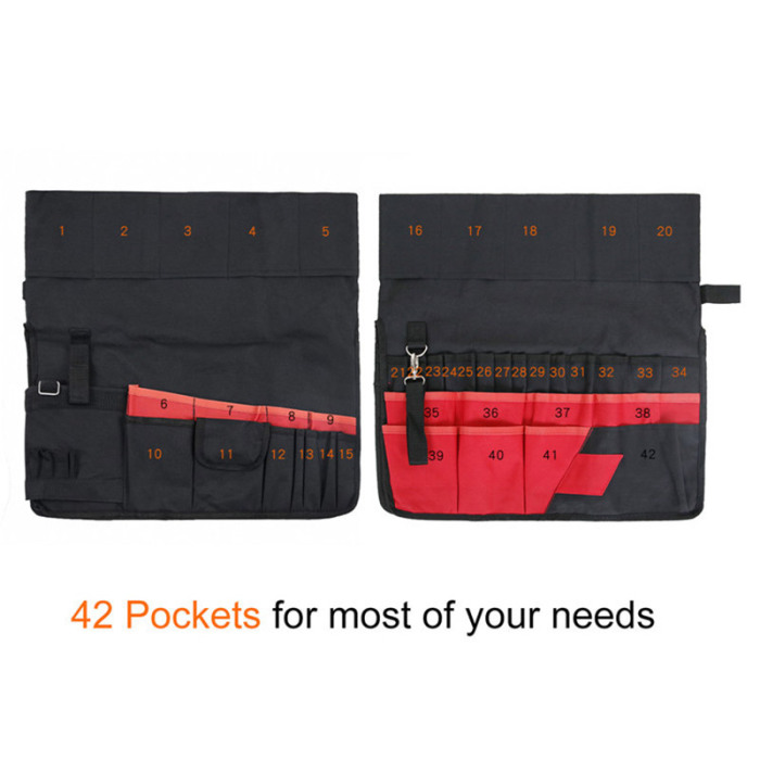 42-Pocket Multifunctional Garden Tool Storage Bag – Large Storage for Tools