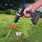 Rotatable tent pegs with thread