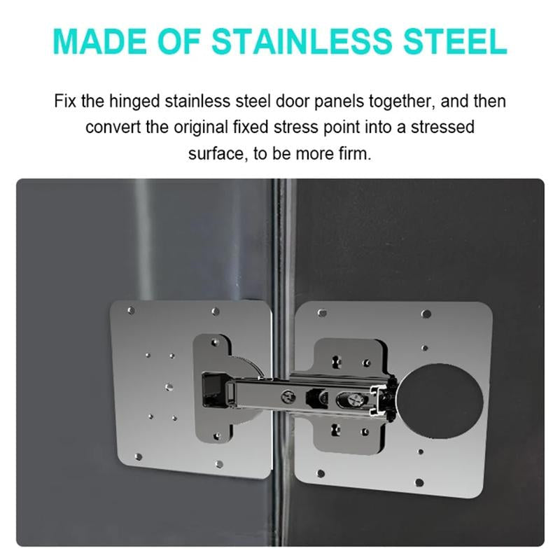 Hinge plate repair piece