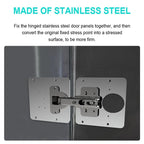 Hinge plate repair piece