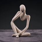 Abstract Thinking Human Figure