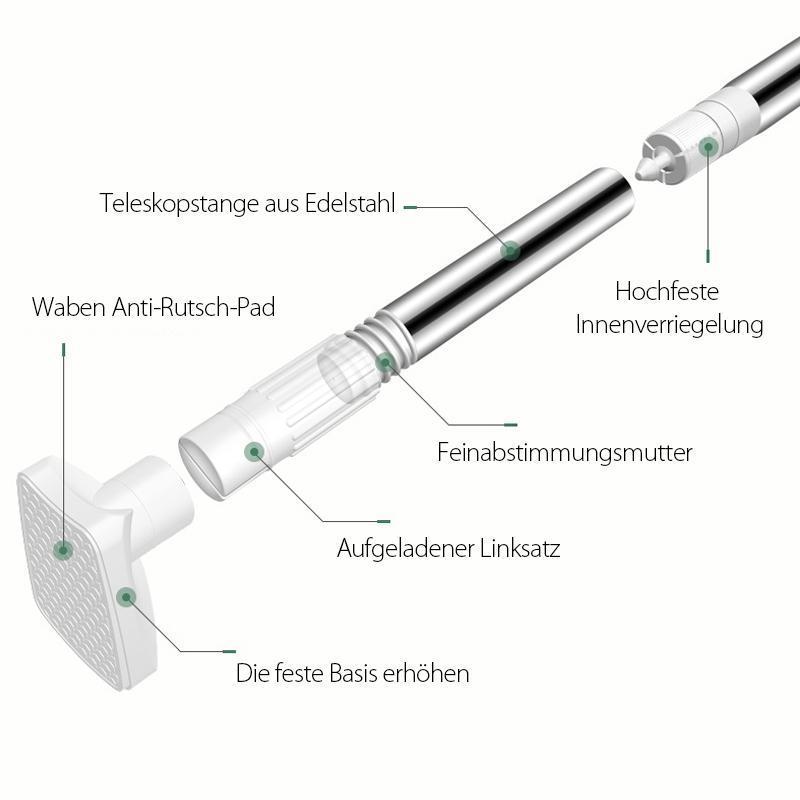Telescopic Clothing Rod made of Stainless Steel