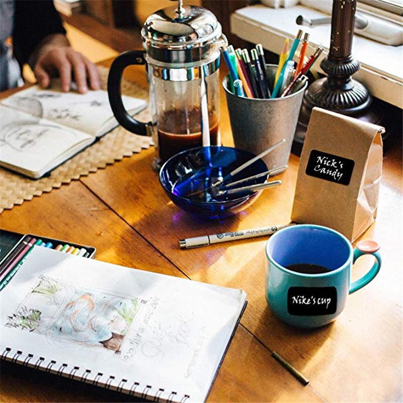 Reusable chalk labeling set