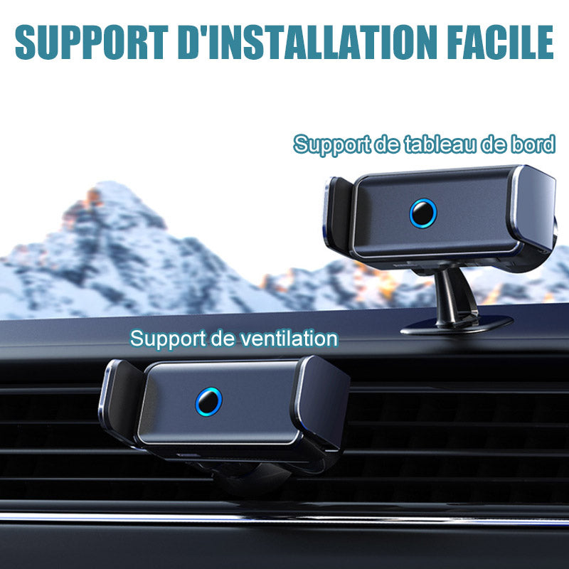 Adaptive phone holder with 360-degree rotation