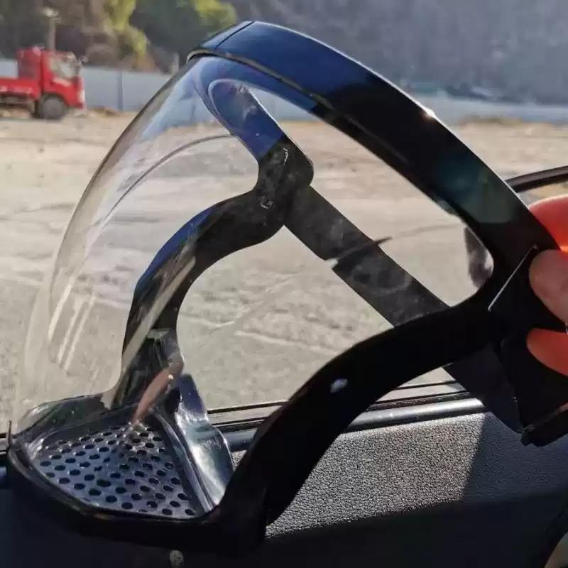 Super protective anti-fog face shield