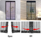 Magnetic Fly Screen Door with Velcro Closure