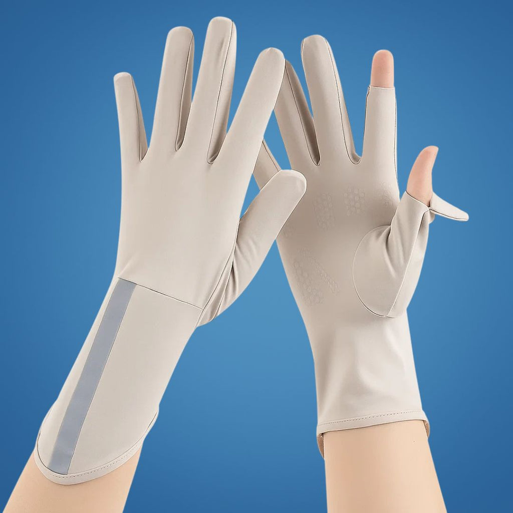 Breathable Cooling Fabric – Open Finger Touchscreen – Lightweight Comfort – Outdoor Driving & Cycling