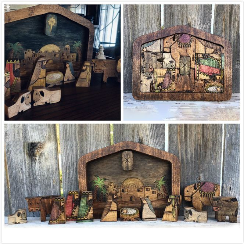Wooden Jesus Puzzle Set