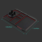 Non-slip mat with phone holder
