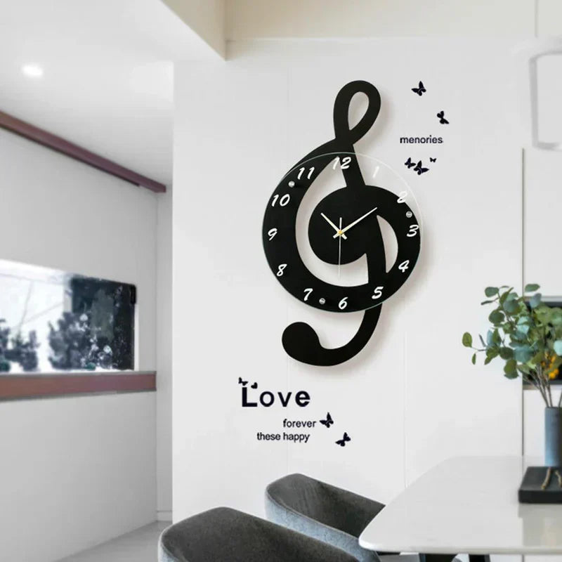 Musical G Clef Design for Modern Interior