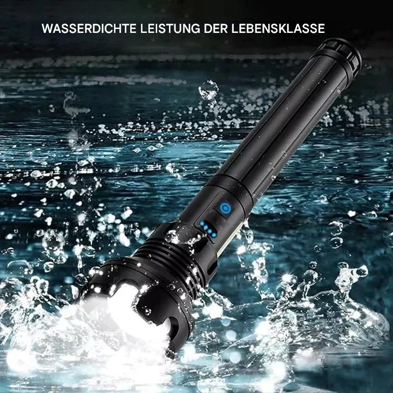 Tactical Flashlight – LED Flashlight with Zoom & Power Bank Function