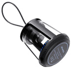 Mini Wireless TWS Speaker, with Bluetooth5.0, Stereo Sound, IPX6 Waterproof & Cool Light, for Car, Home, Office & More (1-Pack)