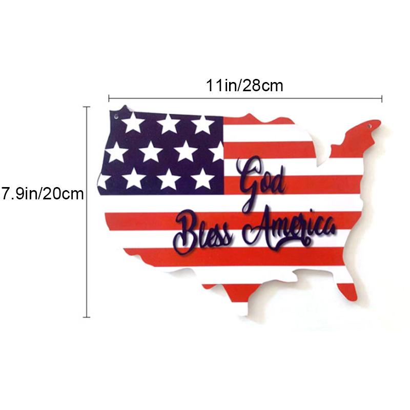 America Flag Decorative Sign