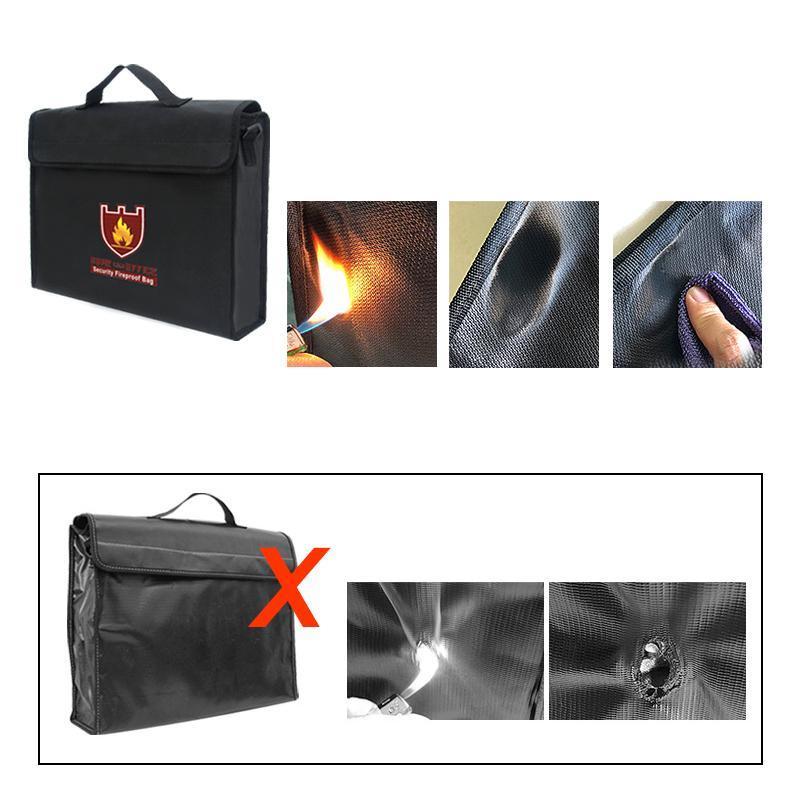 Fireproof and Water-Repellent Document Bag
