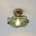 Glass Hibiscus Ceiling Lamp