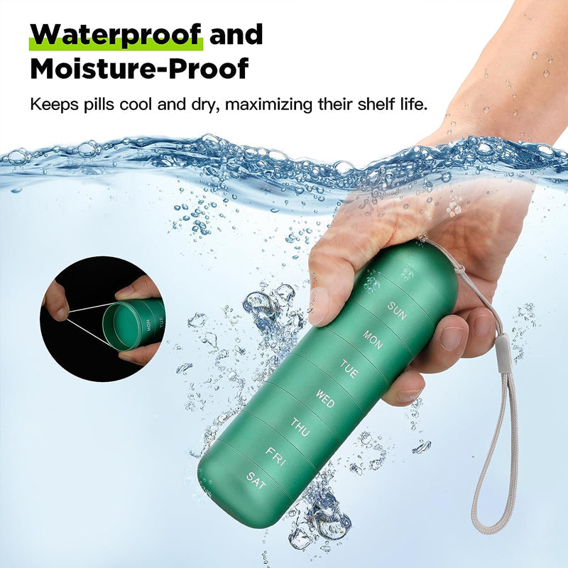 7 Days Portable Pill Organizer for Travel
