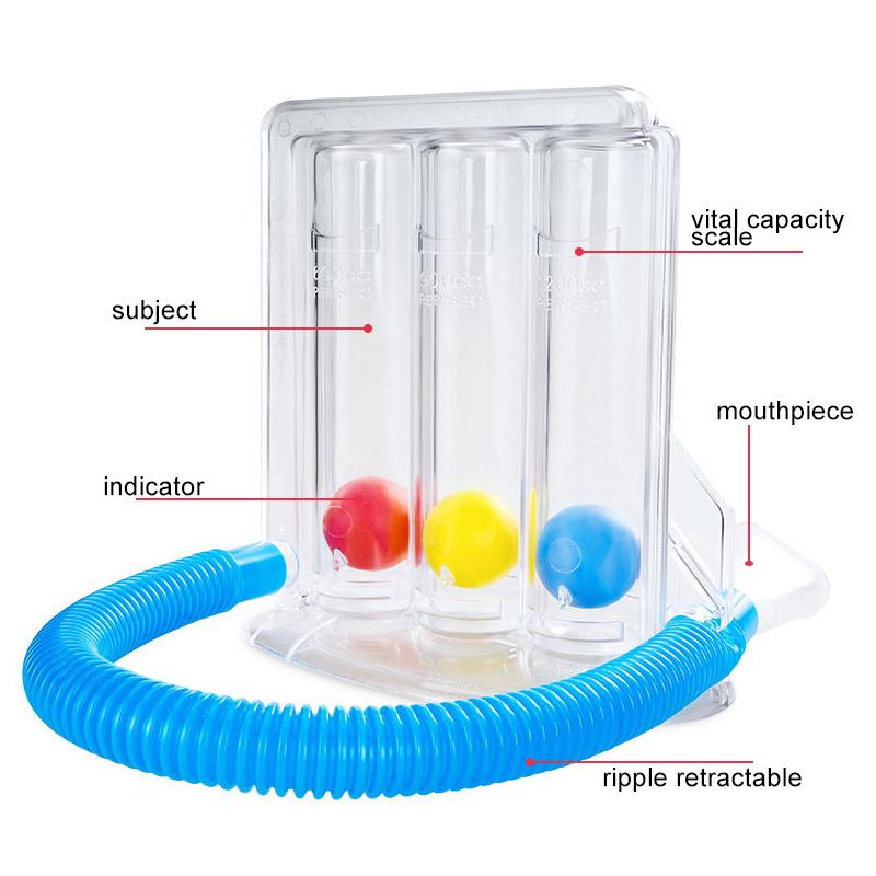 Lung function breathing trainer