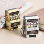 Keychain designed as a slot machine