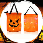Personalized glowing pumpkin bag