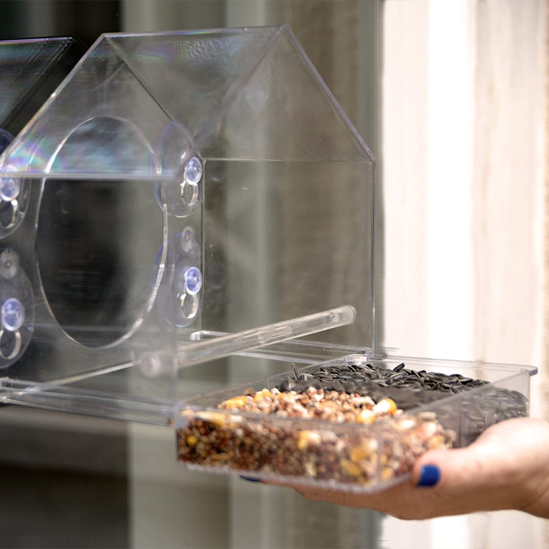 Window Bird Feeder House